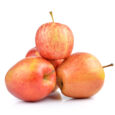 apples on white background